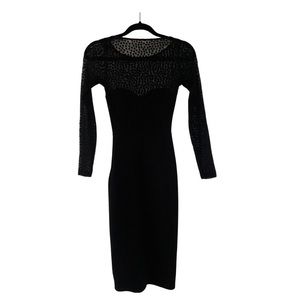American Apparel little black midi dress - size small